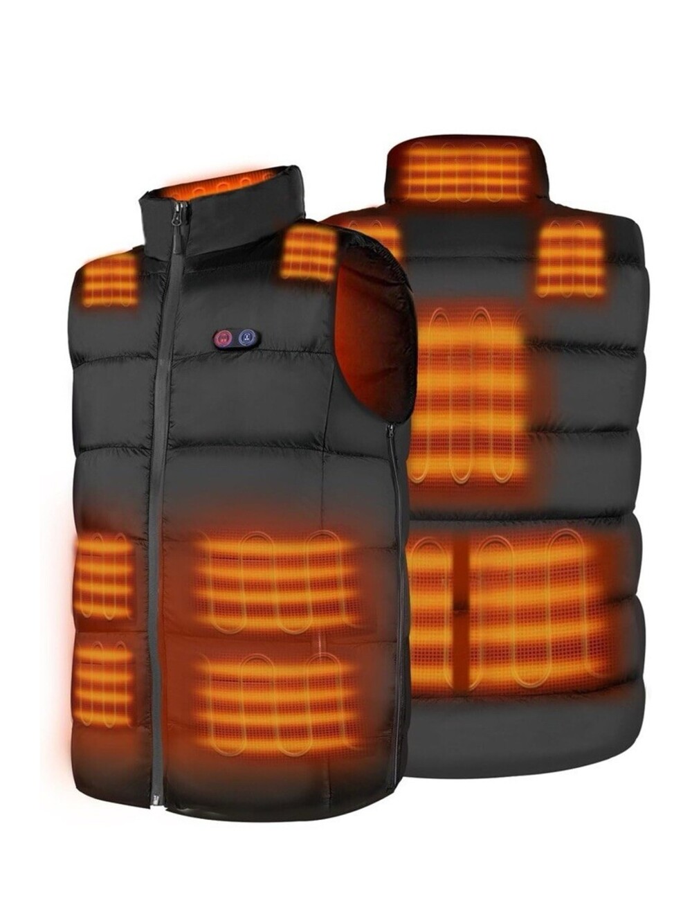 Dr. Prepare Heated Vest, Unisex Heated Clothing for Men Women Lightweight Large